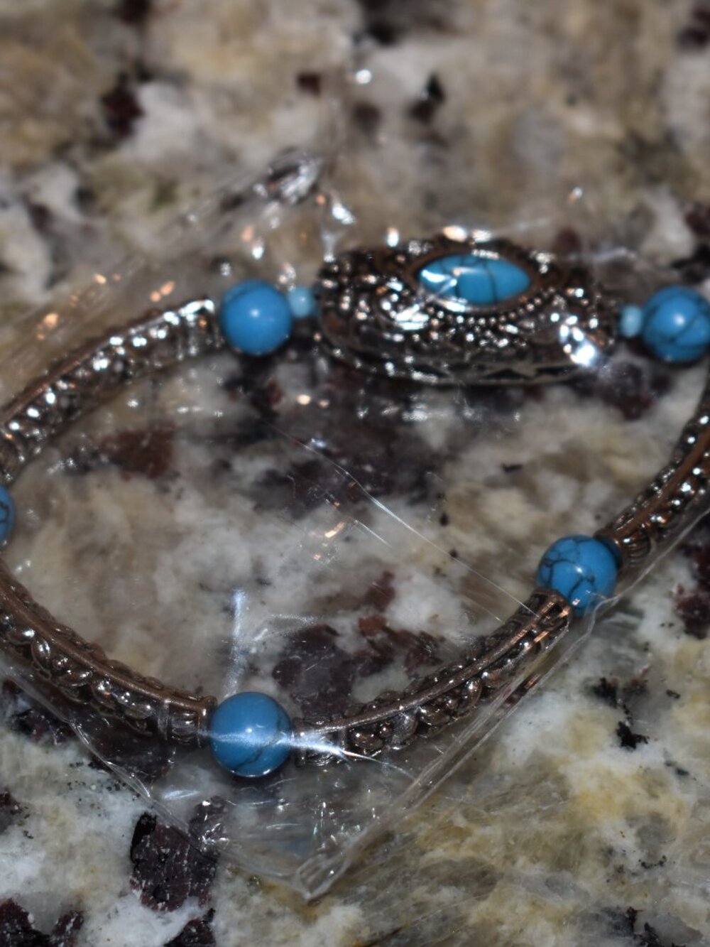 Canyon Sky Stackable Stretch Bracelet - Turquoise - Brand New